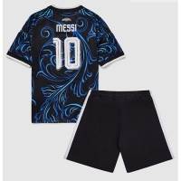 Camiseta Argentina Lionel Messi #10 Segunda Equipación Replica Mundial 2026 para niños mangas cortas (+ Pantalones cortos)